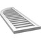 Ekena Millwork Quarter Round Top Left Surface Mount PVC Gable Vent w/ 2"W x 1-1/2"P Brickmould Frame, 14"W x 40"H GVPQL14X4002SF - alternate 2